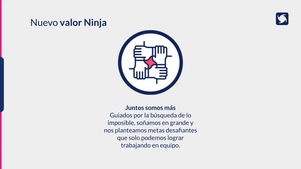Valores de nuestra Cultura Empresarial en Ninja Excel