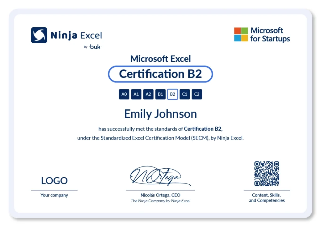 Certification B2