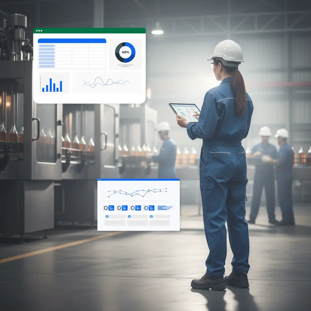Excel para la industria de alimentos y bebidas – planificación, entregas y reportes de indicadores