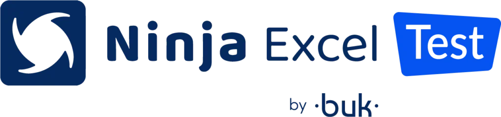 Logotipo del Ninja Excel Test, herramienta que diagnostica el nivel inicial de los Cursos de Excel para equipos de Ventas y Marketing.