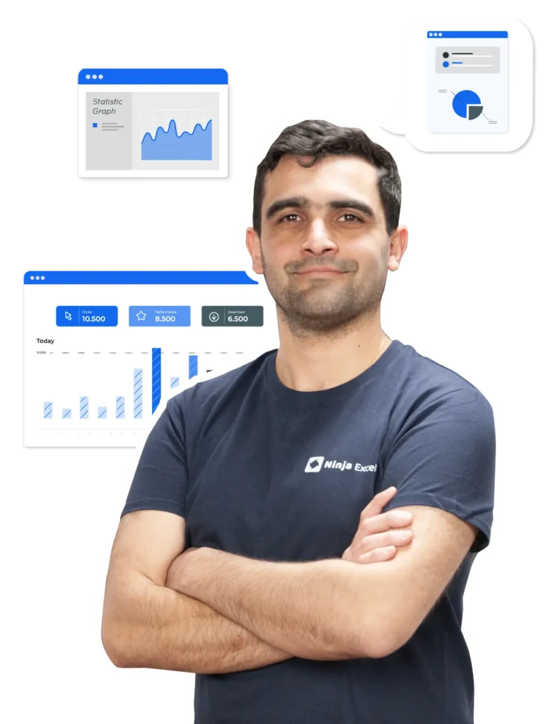 Employee strengthening daily Excel reporting and KPI analysis through hands-on Excel training for tech and telecom industry teams